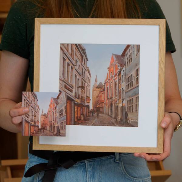 Aachen Pontstraße | 20x20 | Print – Bild 2