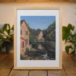 Brücke in der Kupferstadt Stolberg | 24x30 | Print