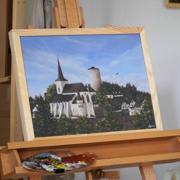 Burg Reifferscheid Eifel | 30x40 | Print – Bild 2