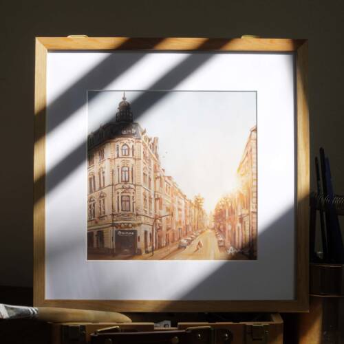 Oppenhoffallee in Aachen im Juli | 20x20 | Fine Art Print