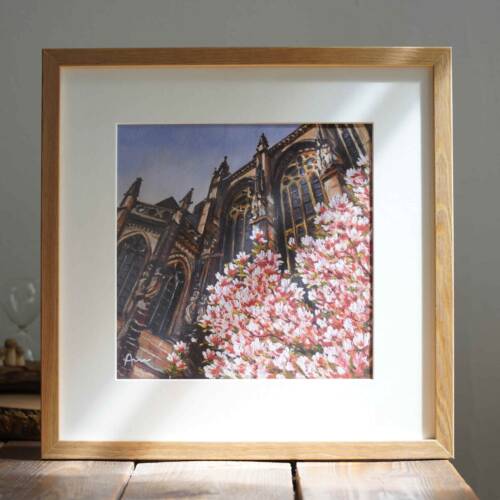 Kunstdruck aus Aachen mit Motiv vom Aachener Dom - Kunst kaufen Aachen bei Ayleens Atelier von Künstlerin Ayleen Mertens