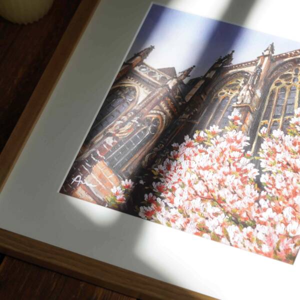 Kunstdruck aus Aachen mit Motiv vom Aachener Dom - Kunst kaufen Aachen bei Ayleens Atelier von Künstlerin Ayleen Mertens