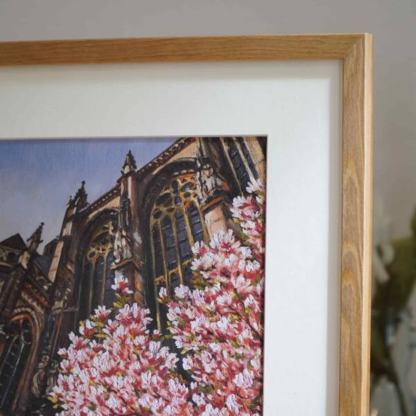 Magnolie am Aachener Dom | 20x20 | Print – Bild 8
