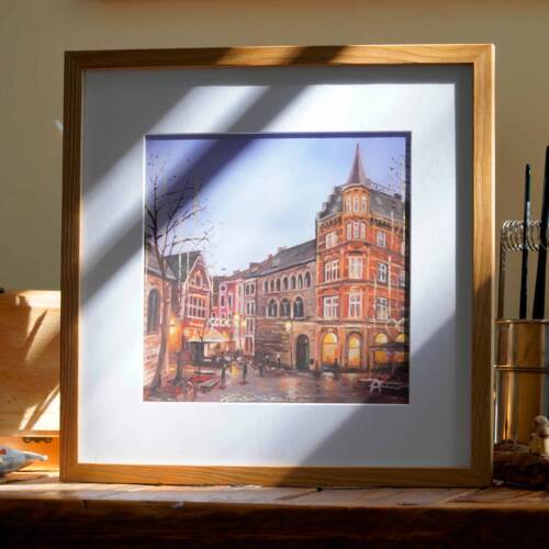 Fischmarkt im Dezember | 20x20 | Fine Art Print
