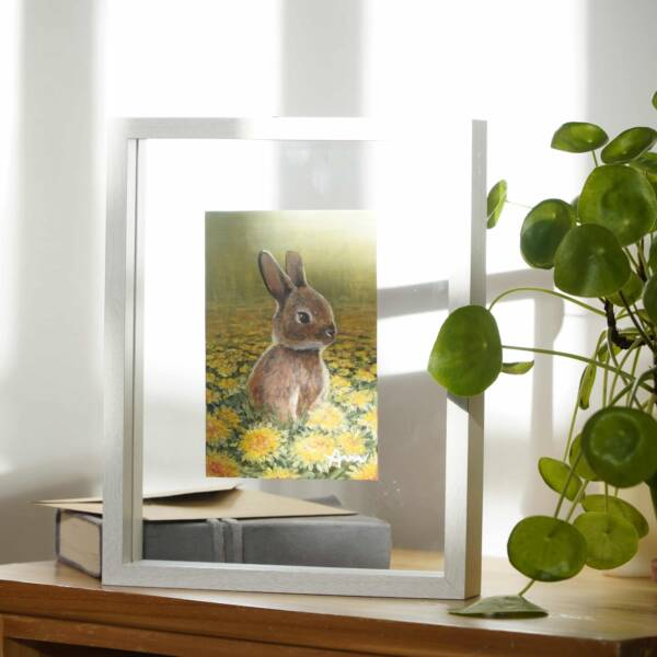 Kleiner Hase | 10x15 | Original – Bild 3