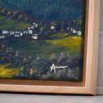 Blick auf Dedenborn | 30x40 | Originales Gemälde – Bild 2