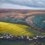 Blick auf Dedenborn | 30x40 | Originales Gemälde – Bild 6