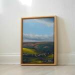 Blick auf Dedenborn | 30x40 | Originales Gemälde – Bild 8