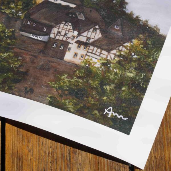 Burg Reifferscheid Eifel | 30x40 | Print – Bild 6
