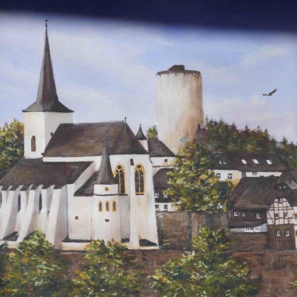 Burg Reifferscheid Eifel | 30x40 | Print – Bild 2