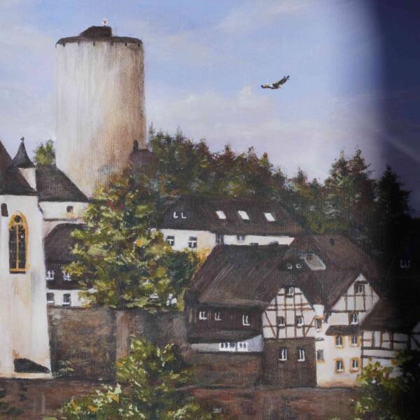 Burg Reifferscheid Eifel | 30x40 | Print – Bild 4