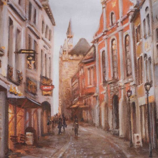 Aachen Pontstraße | 20x20 | Print – Bild 5