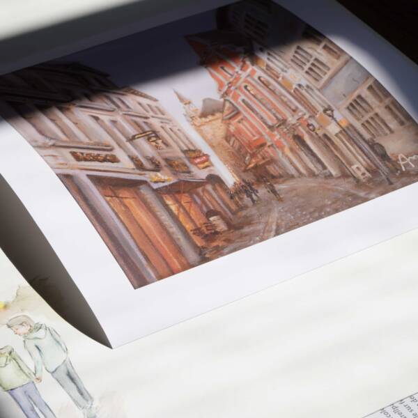 Aachen Pontstraße | 20x20 | Print – Bild 6