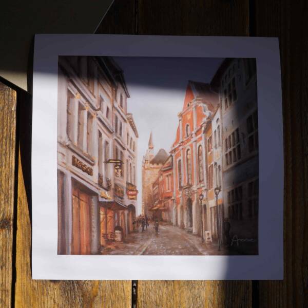 Aachen Pontstraße | 20x20 | Print – Bild 3