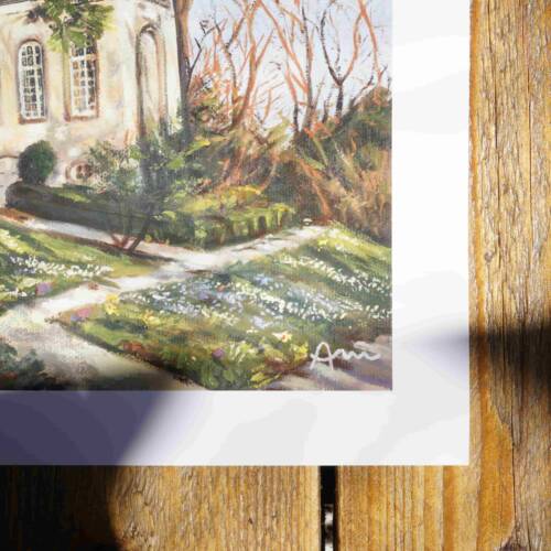 Pavillon auf dem Aachener Lousberg im März | 20x20 | Fine Art Print - Ohne Rahmen