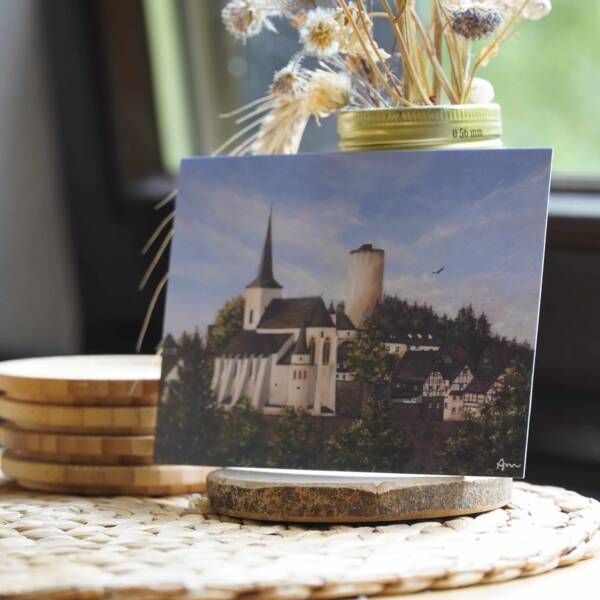 Burg Reifferscheid - Eifel-Blick | 10x15 | Karte – Bild 6