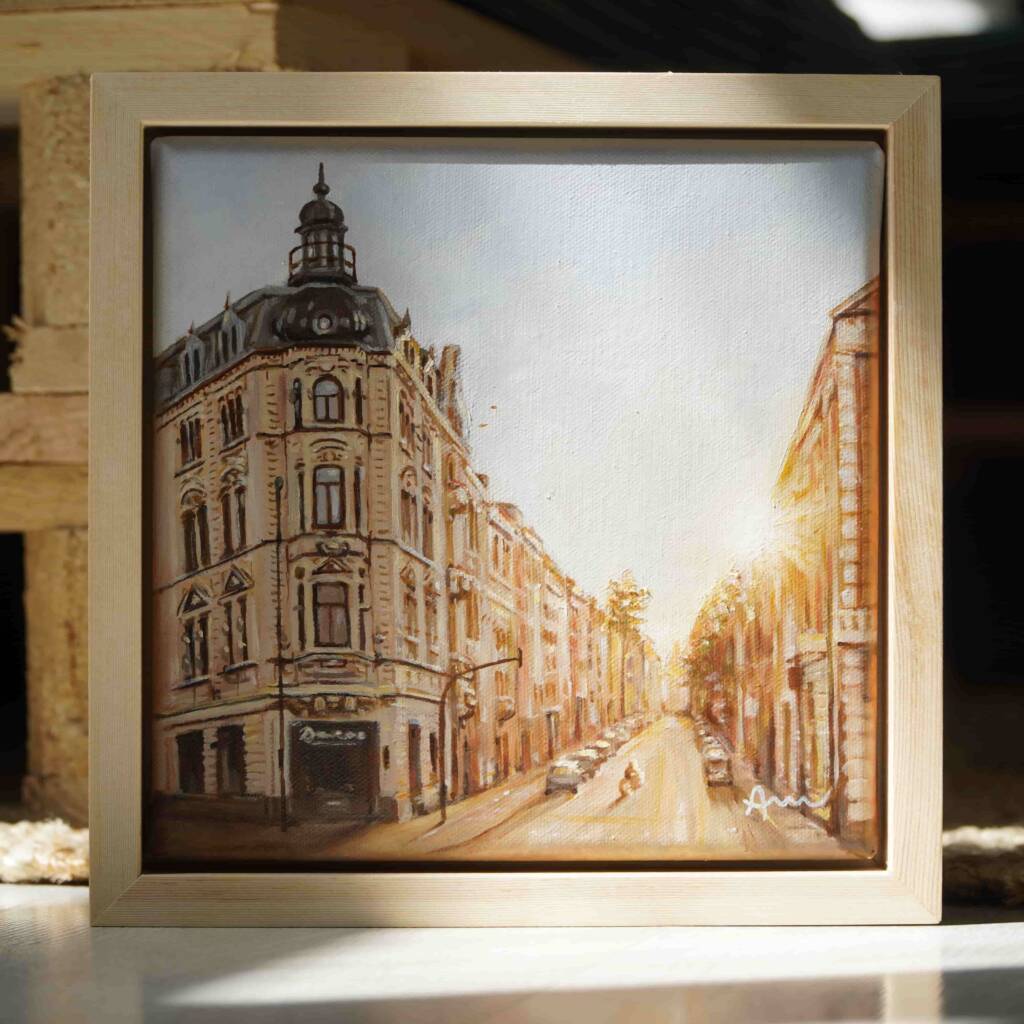 Originales Gemälde von Künstlerin Ayleen Mertens aus Aachen von der Oppenhoffallee im Frankenberger Viertel