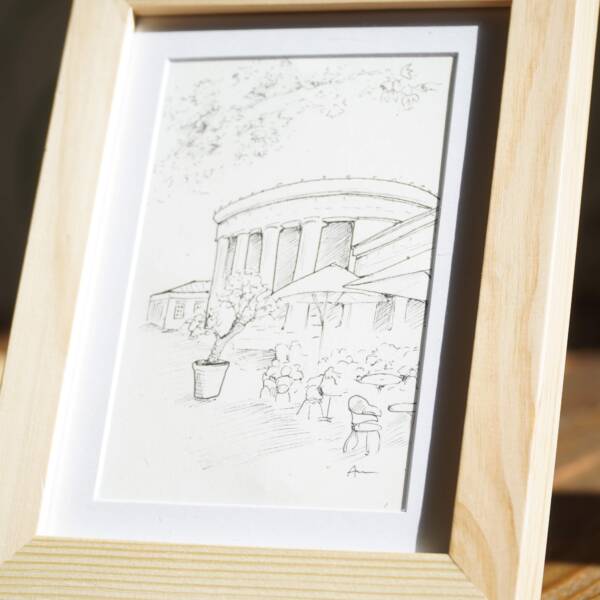 Aachen Elisenbrunnen | 10x15 | Originales Gemälde – Bild 7