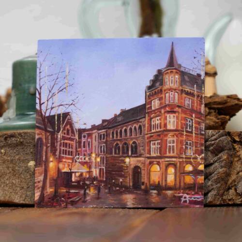 Gemäldekarte zum Fischmarkt in der Aachener Altstadt