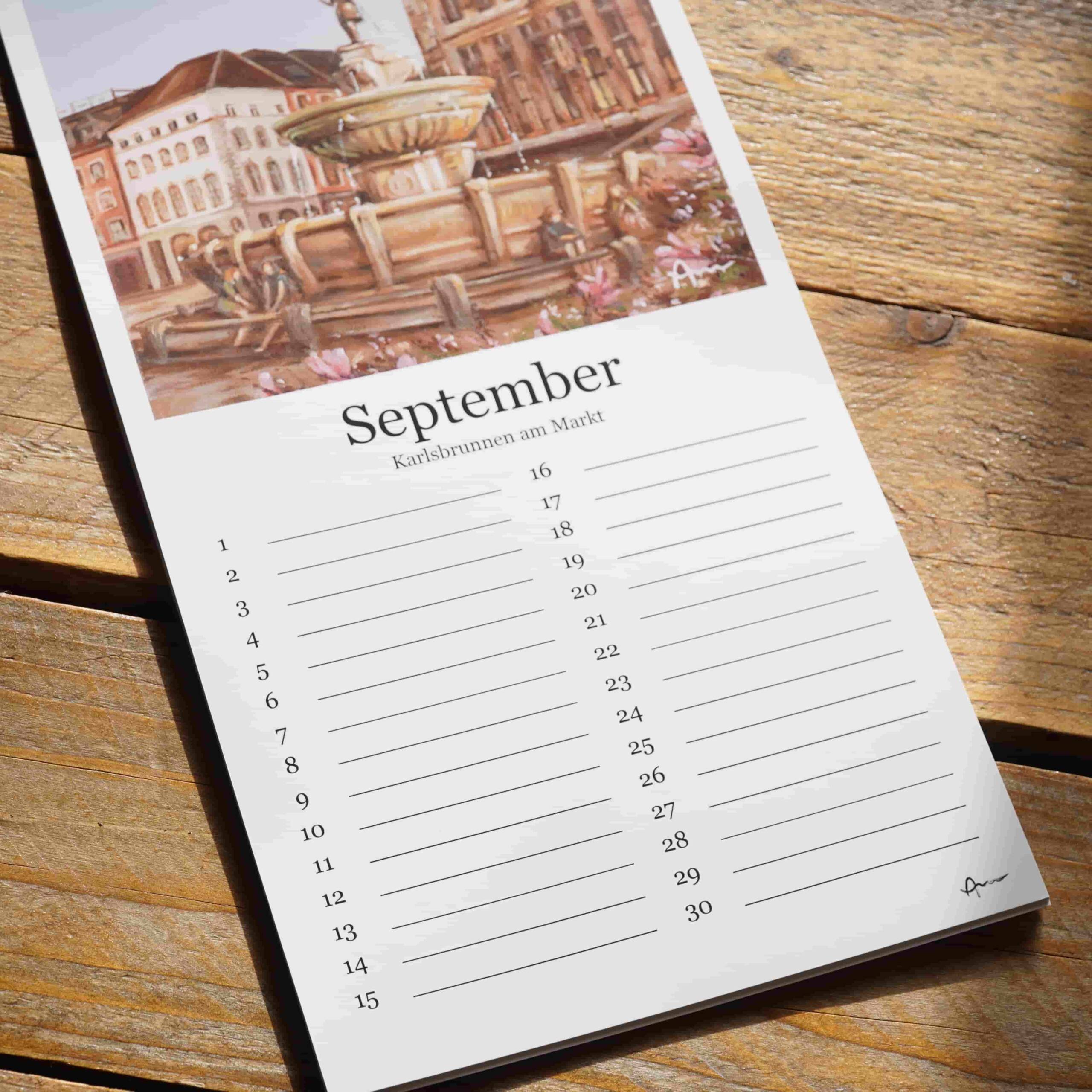 Aachener Geburtstagskalender | 18x36 | Immerwährend – Bild 5