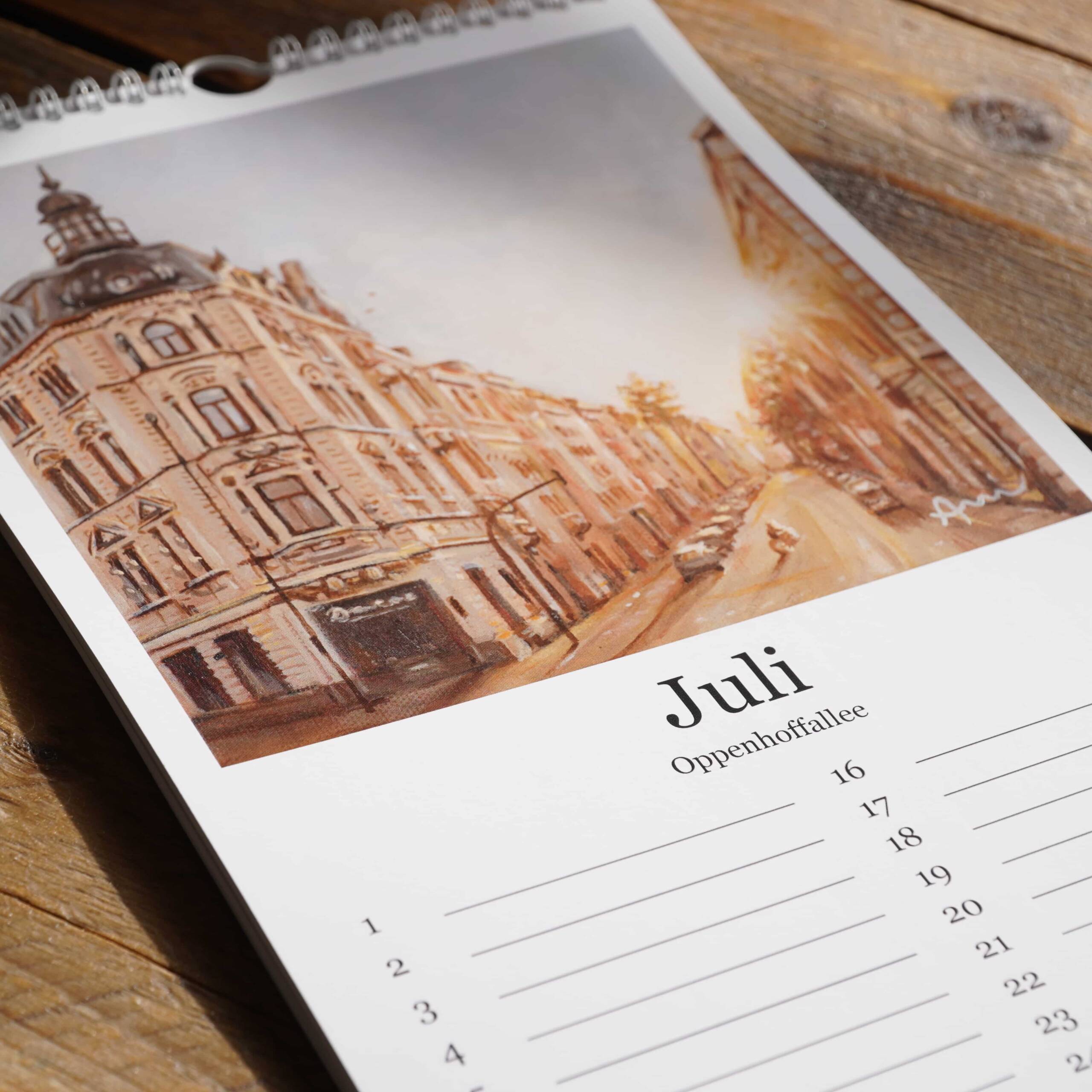 Aachener Geburtstagskalender | 18x36 | Immerwährend – Bild 6