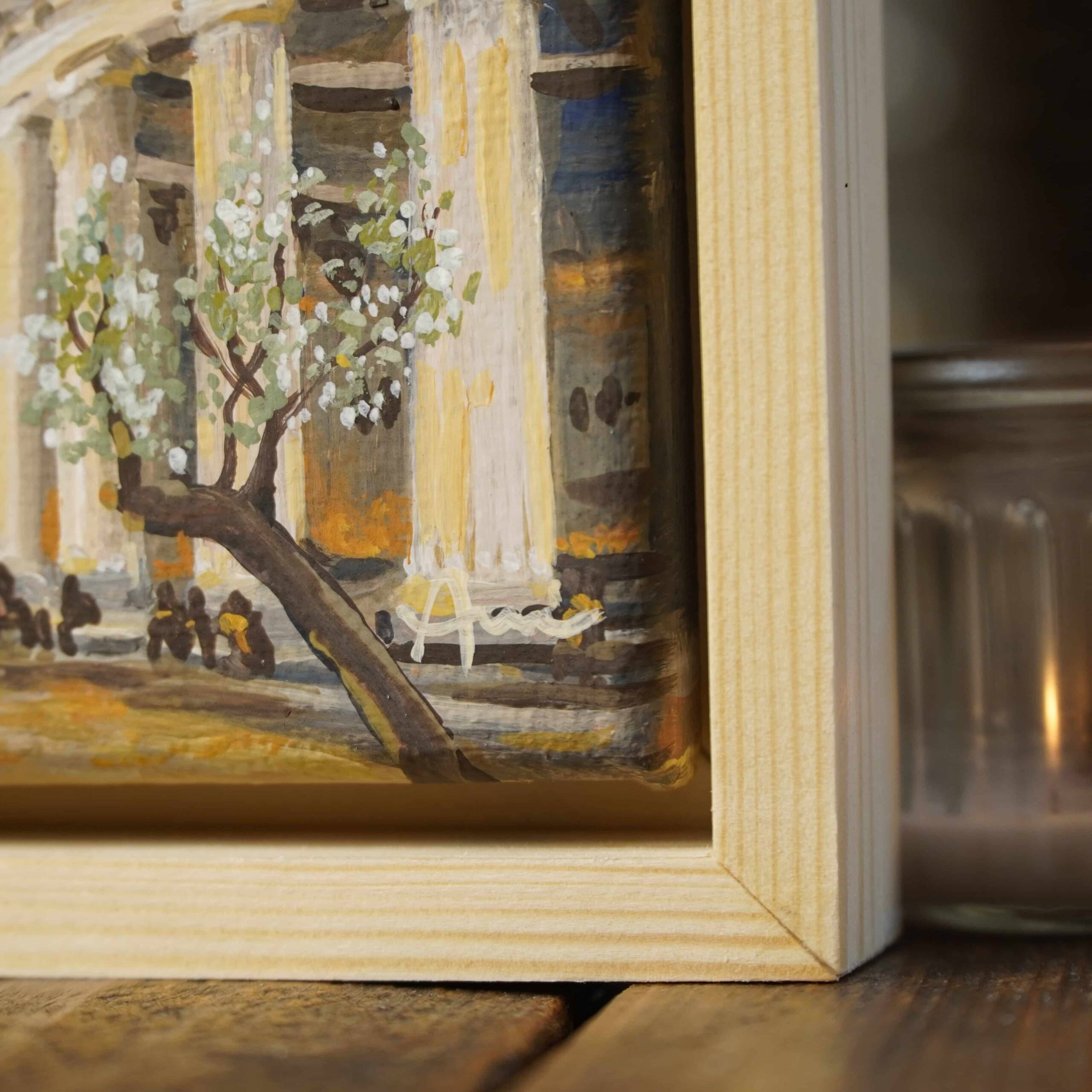 Der Elisenbrunnen | 10x10 | Originales Gemälde – Bild 3