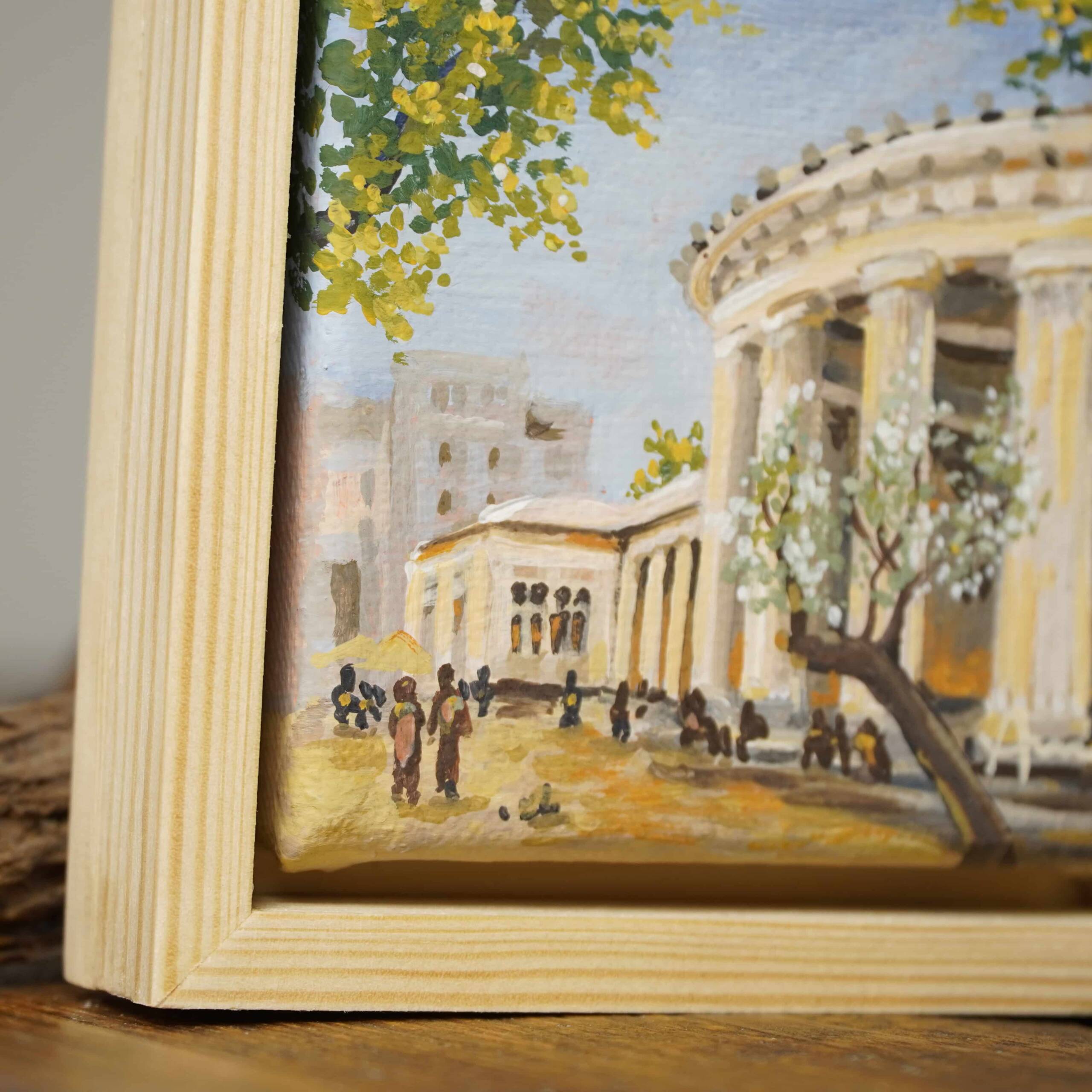 Der Elisenbrunnen | 10x10 | Originales Gemälde – Bild 7