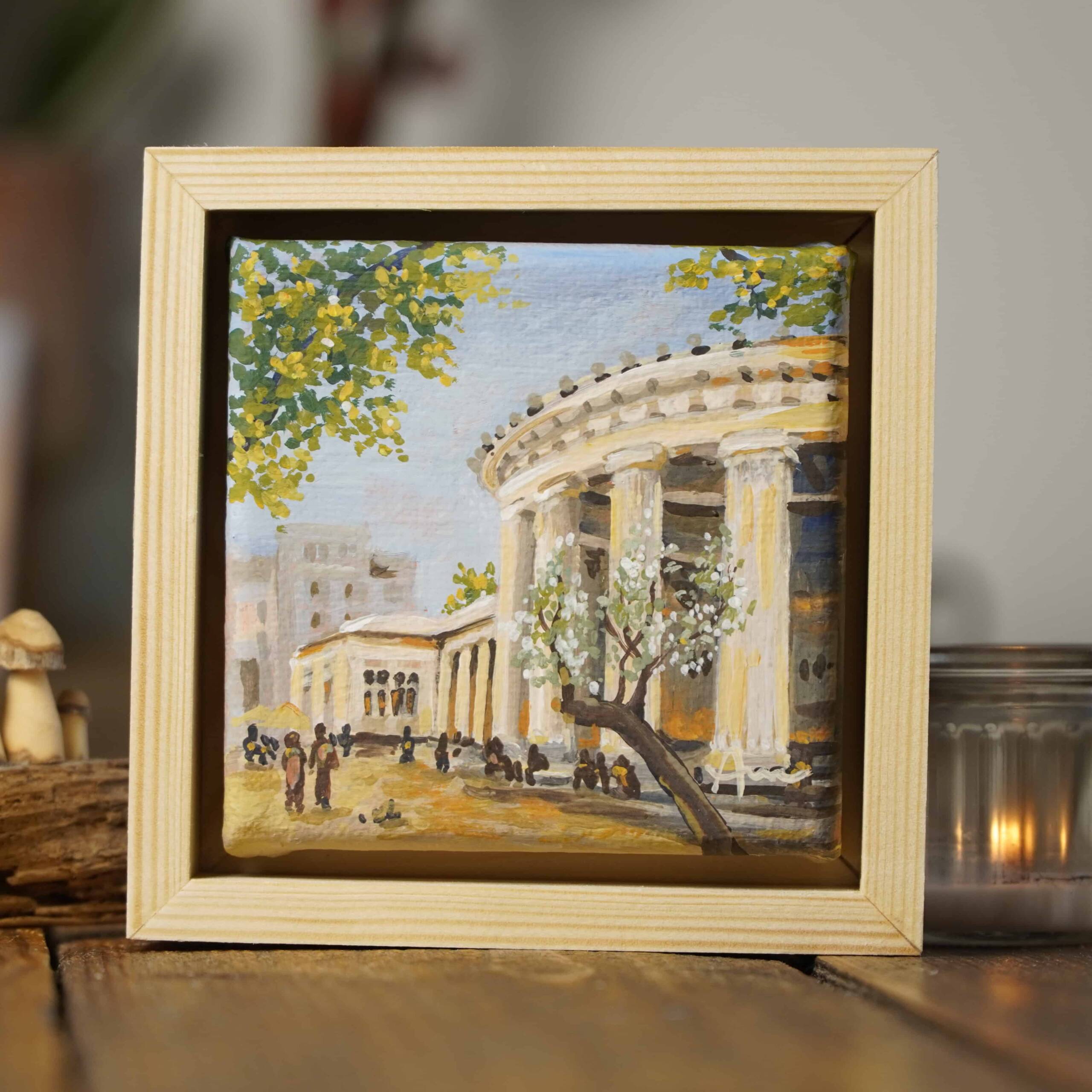 Der Elisenbrunnen | 10x10 | Originales Gemälde – Bild 9