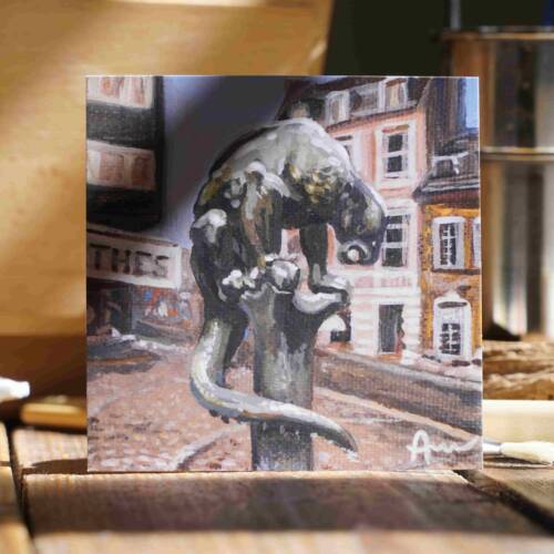 Geschenkkarte zur Sage vom Baghauv-Brunnen in Aachen