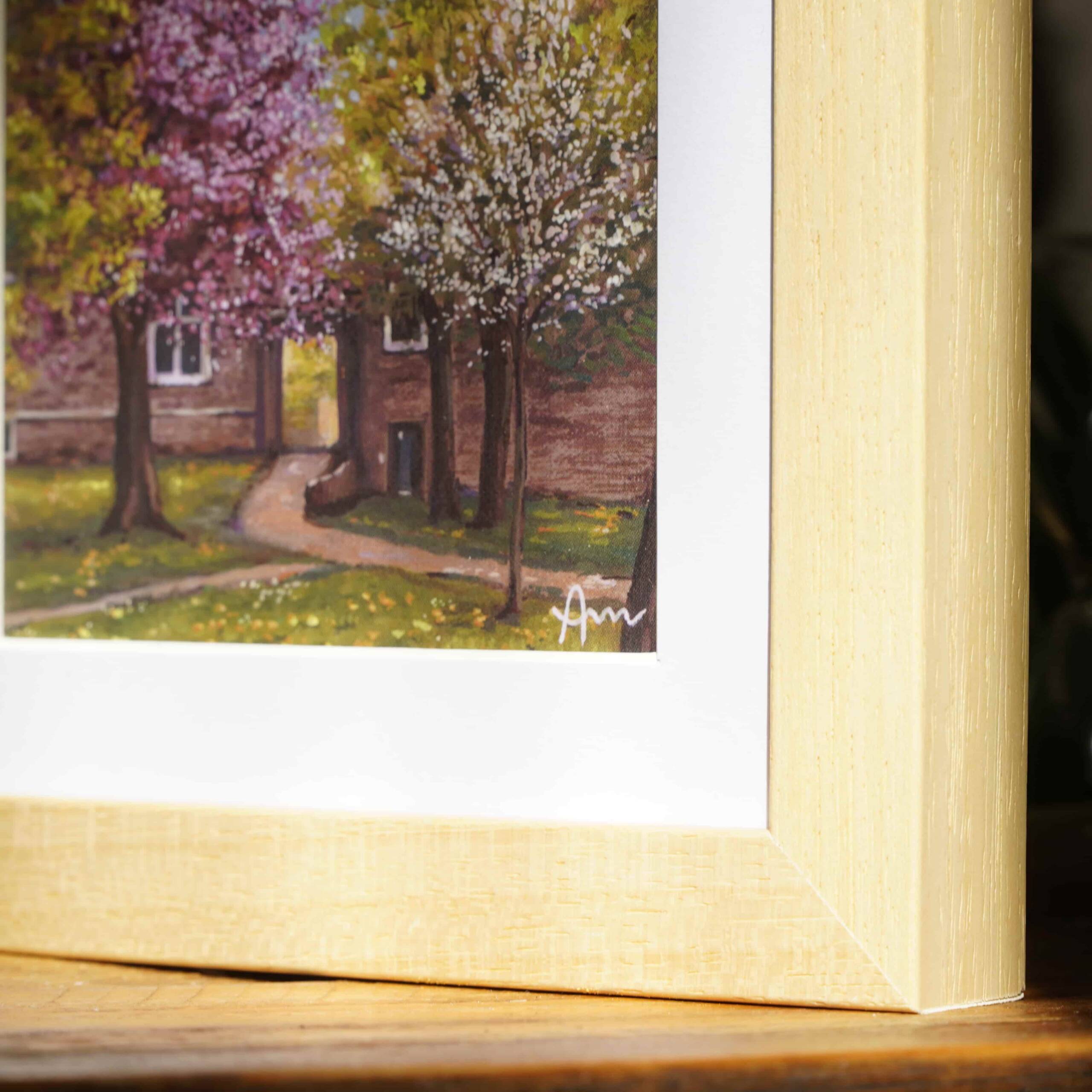 Kirschblüten am Drimbornshof im April | 10×10 | Karte – Bild 7