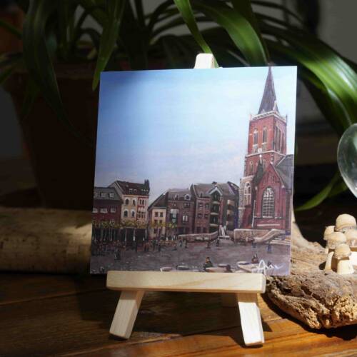 Marktplatz Eschweiler Kunstkarte kaufen – Motiv von Ayleen Mertens