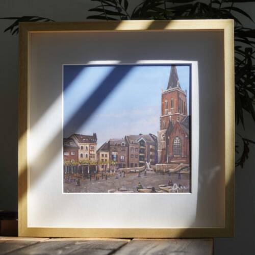 Marktplatz Eschweiler kaufen – Fine Art Print von Ayleen Mertens