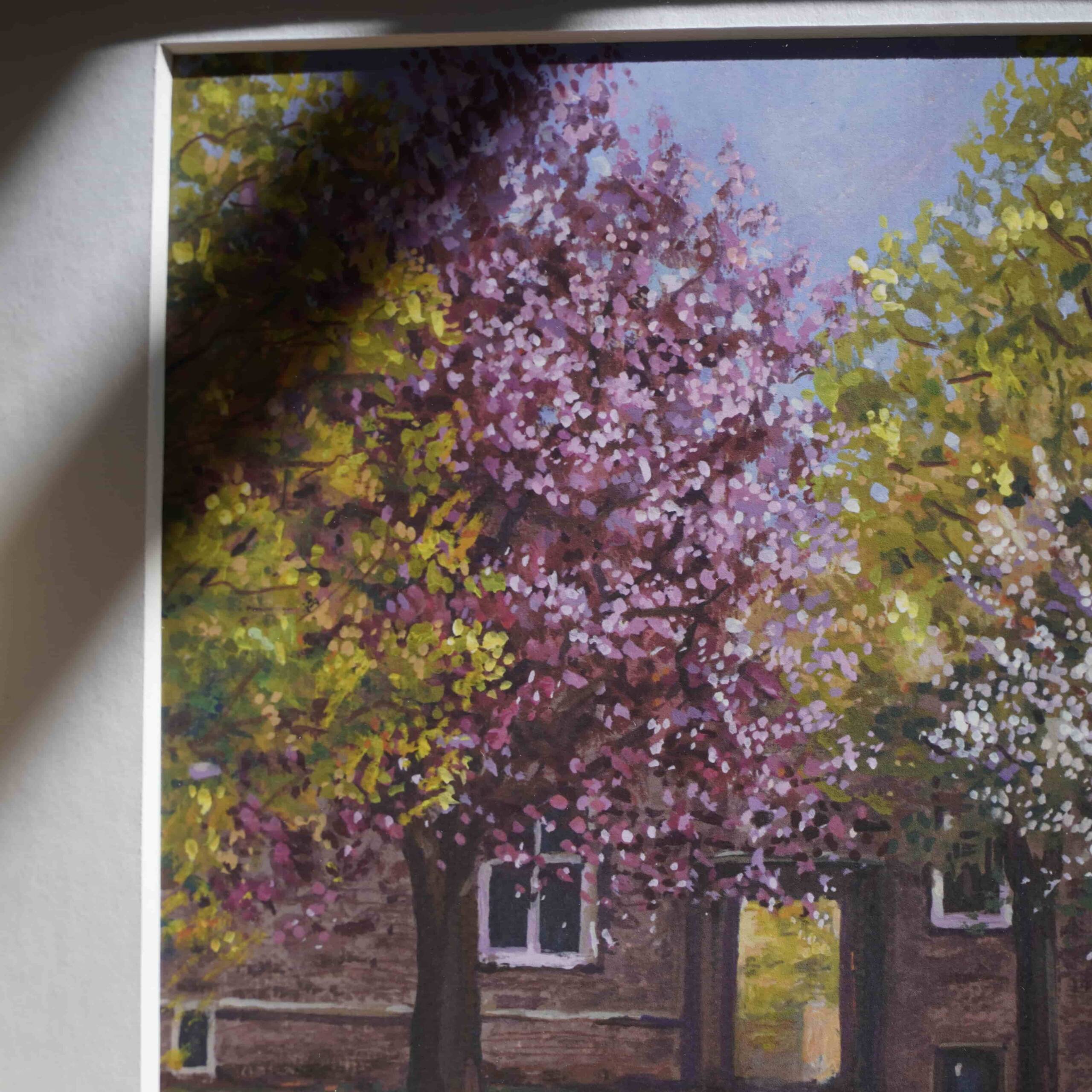 Kirschblüten am Drimbornshof im April | 20×20 | Fine Art Print – Bild 2