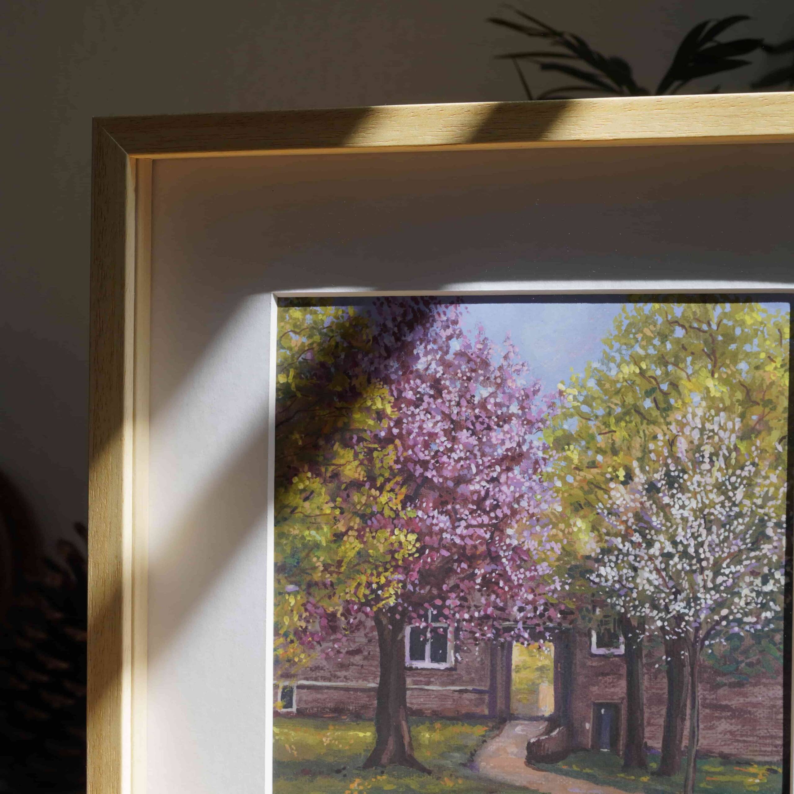 Kirschblüten am Drimbornshof im April | 20×20 | Fine Art Print – Bild 7