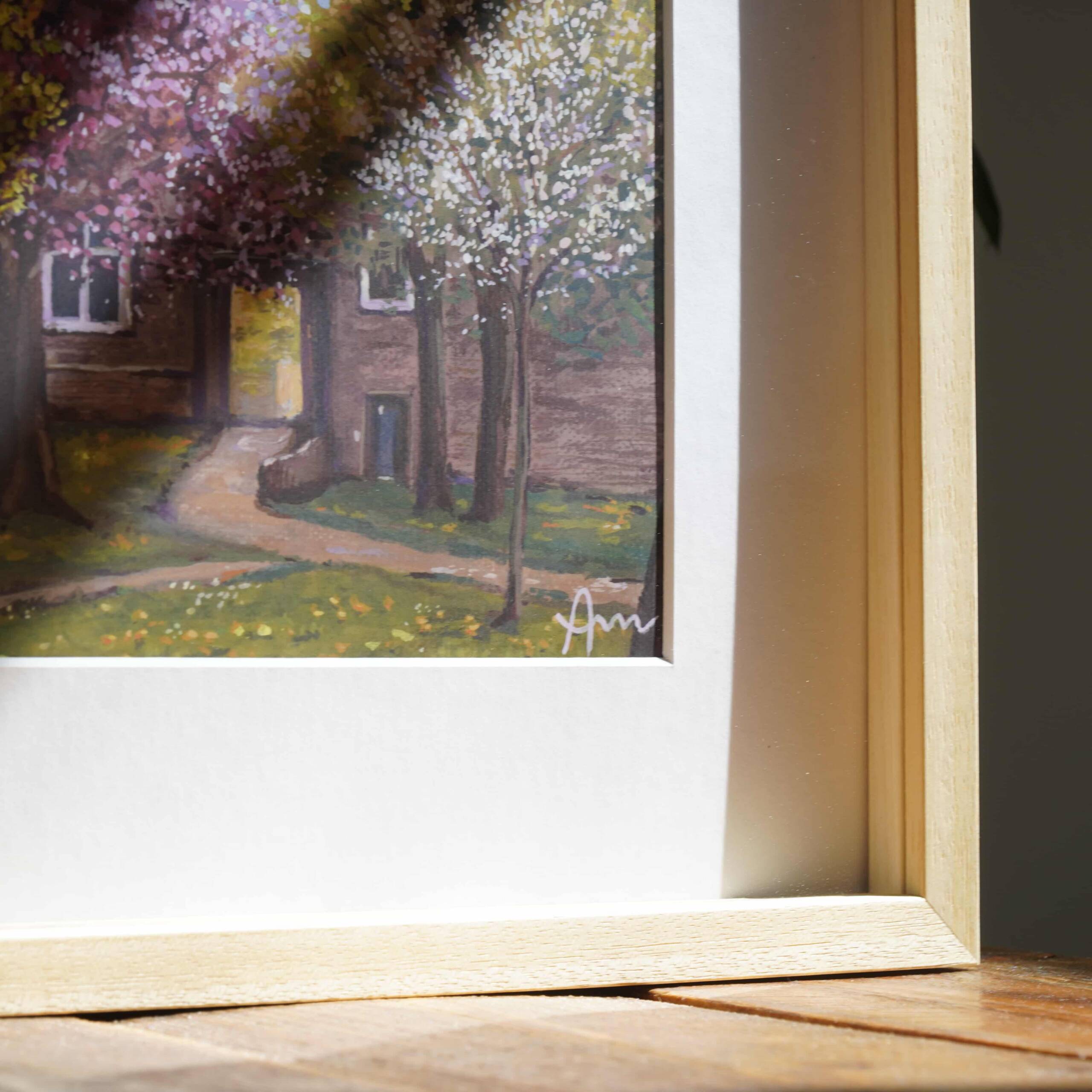 Kirschblüten am Drimbornshof im April | 20×20 | Fine Art Print – Bild 8