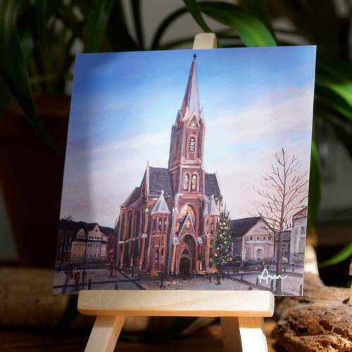 Dreieinigkeitskirche im Dezember | 10×10 | Karte