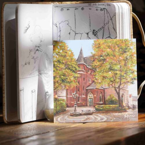 Peter-Paul-Kirche im Oktober | 10×10 | Karte