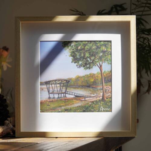 Blausteinsee Eschweiler kaufen – Fine Art Print von Ayleen Mertens