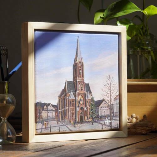Dreieinigkeitskirche Eschweiler kaufen – Originalgemälde von Ayleen Mertens