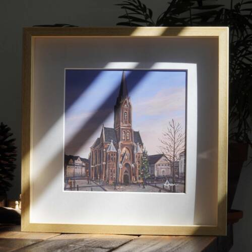Dreieinigkeitskirche Eschweiler als Kunstdruck kaufen – Fine Art Print von Ayleen Mertens