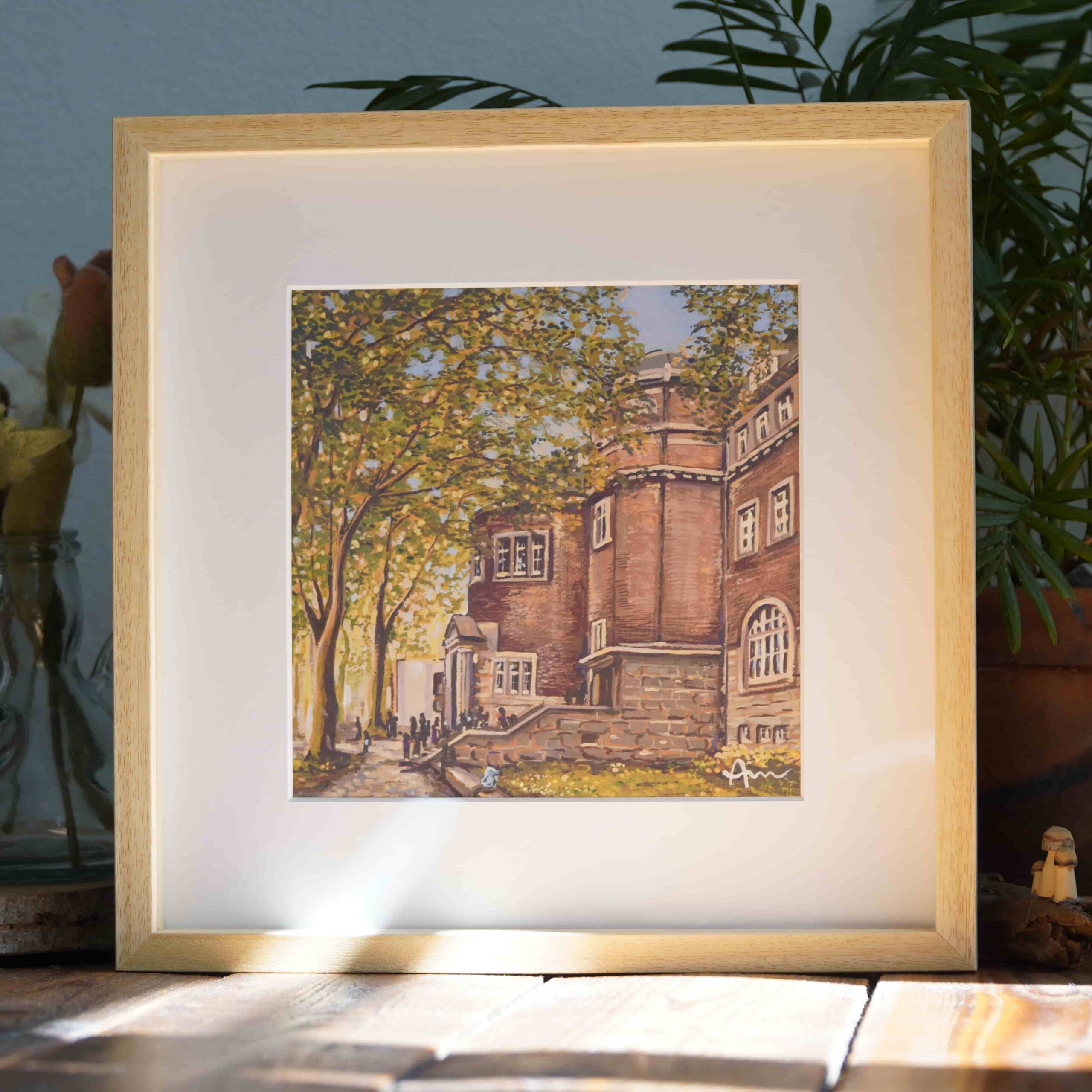 Städtisches Gymnasium in Eschweiler im Mai | 20×20 | Fine Art Print – Bild 3