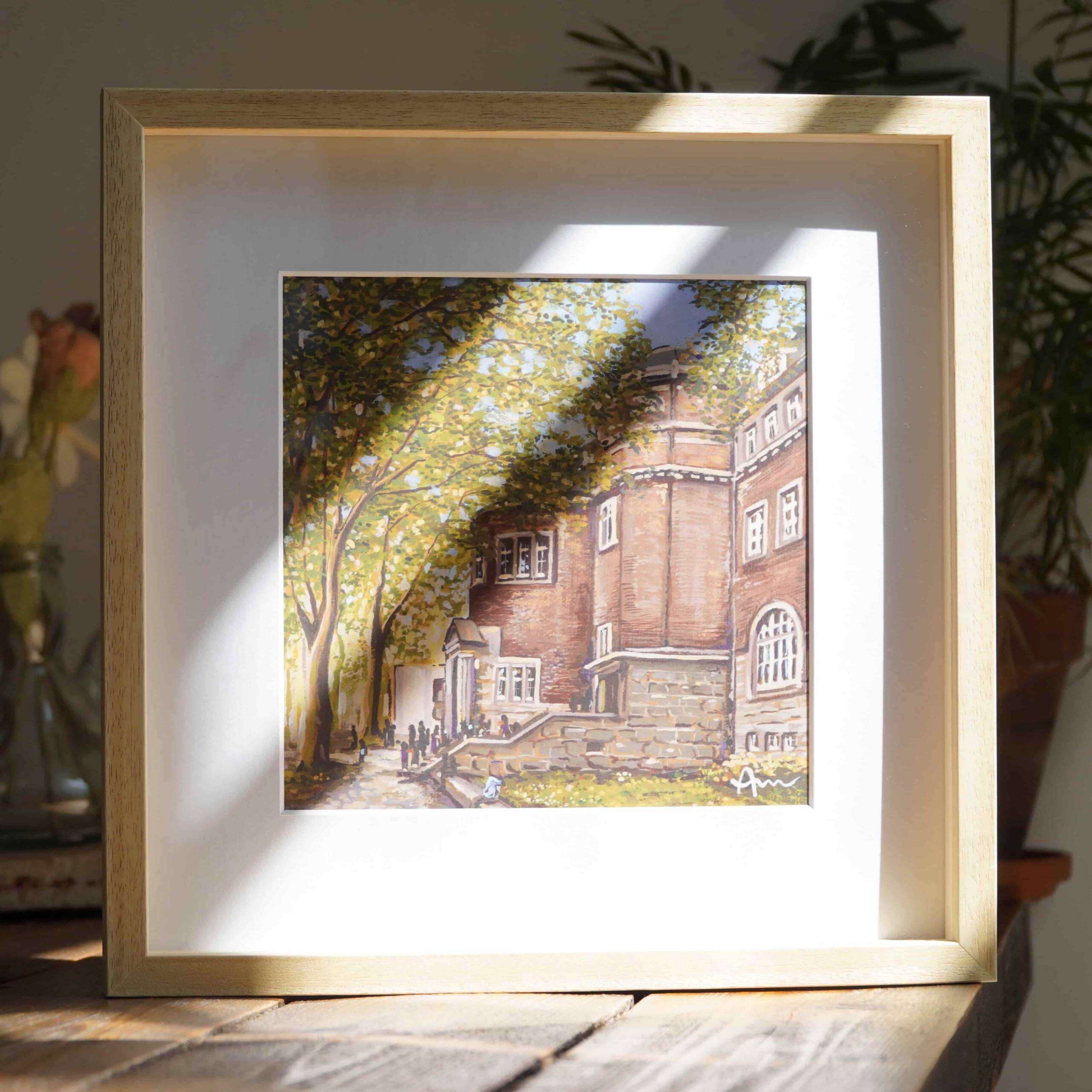 Gymnasium Eschweiler kaufen – Fine Art Print von Ayleen Mertens