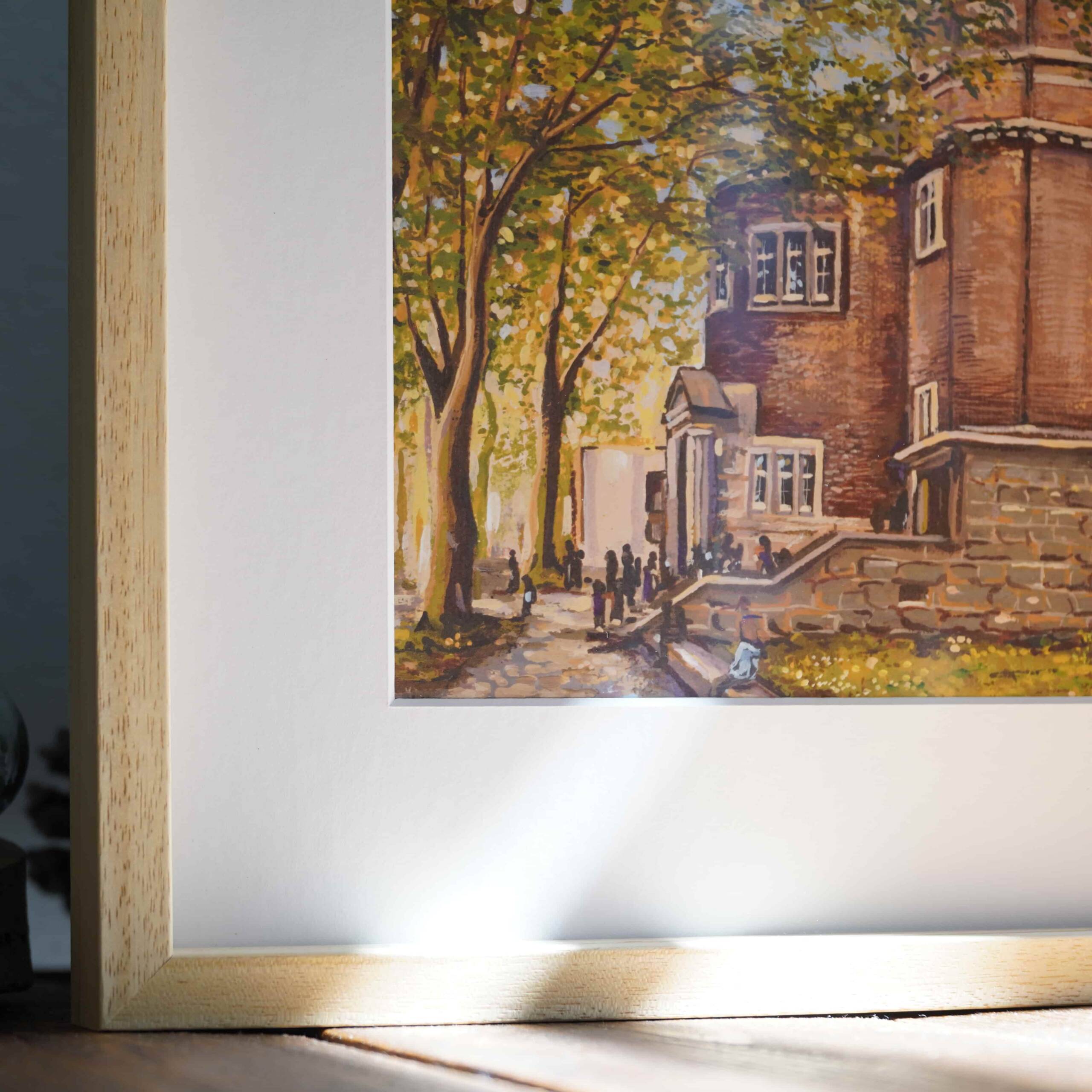 Städtisches Gymnasium in Eschweiler im Mai | 20×20 | Fine Art Print – Bild 8