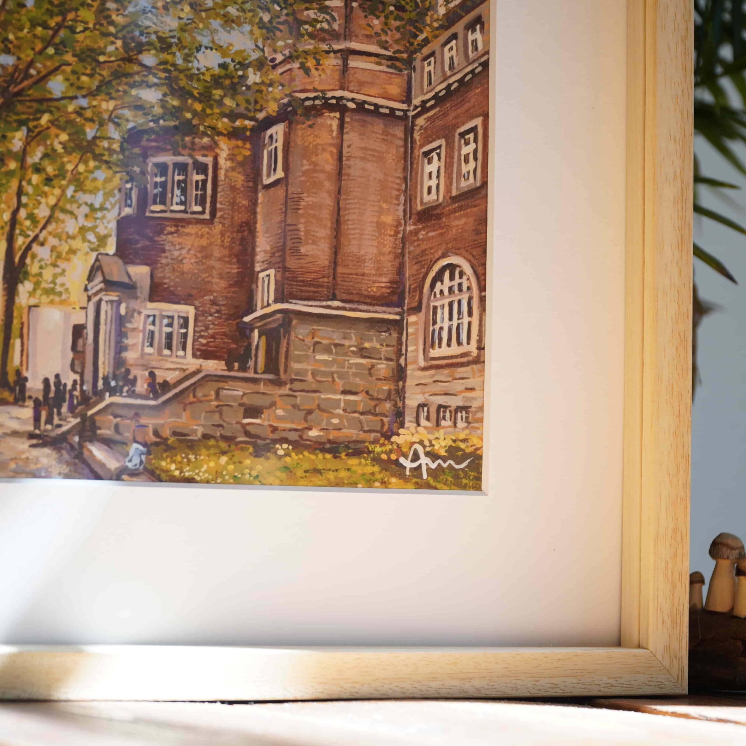 Städtisches Gymnasium in Eschweiler im Mai | 20×20 | Fine Art Print – Bild 9