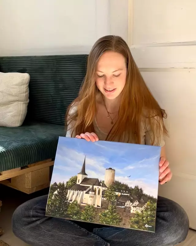 Die Burg Reifferscheid
Ein Auftragsgemälde in Acryl
30 x 40cm

#reifferscheid #burgreifferscheid #hellenthal #eifel #gemälde #acryl #kunst #art #acrylicpainting