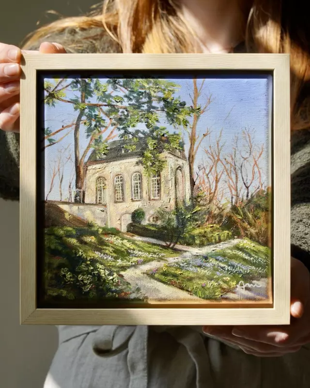 Aachen im März
Gemälde 3 von 12
Kerstenscher Pavillon am Lousberg
Öl auf Leinwand 
20 x 20cm

#aachen #lousberg #gemälde #atelier #kunst #art #artist #oilpainting #collection #collectibles