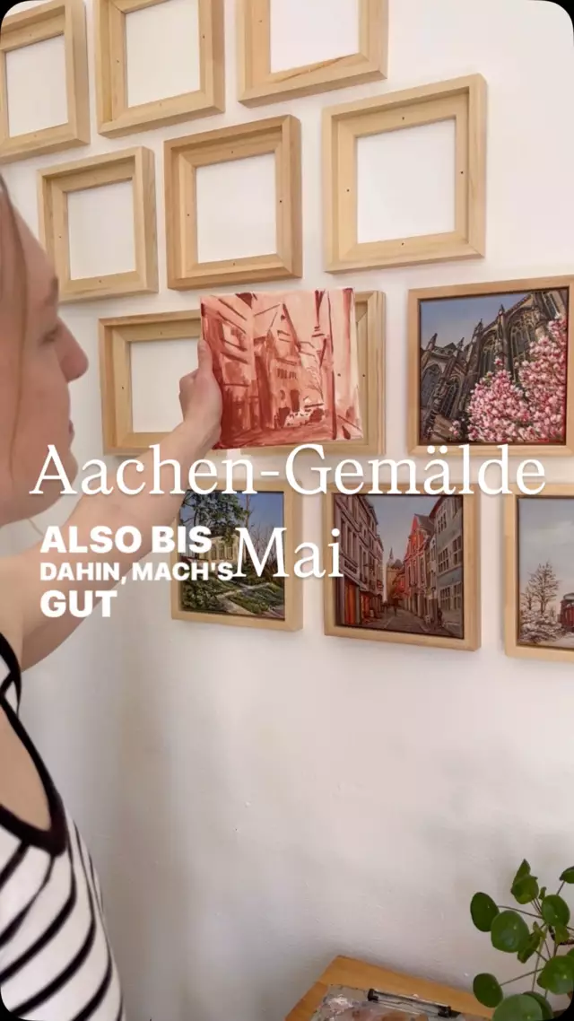 So beginnt das Mai-Gemälde der Aachen-Reihe 😊

#kunst #atelier #collectart #inneneinrichtung #oilpainting #aachen #kreativ #handwerk